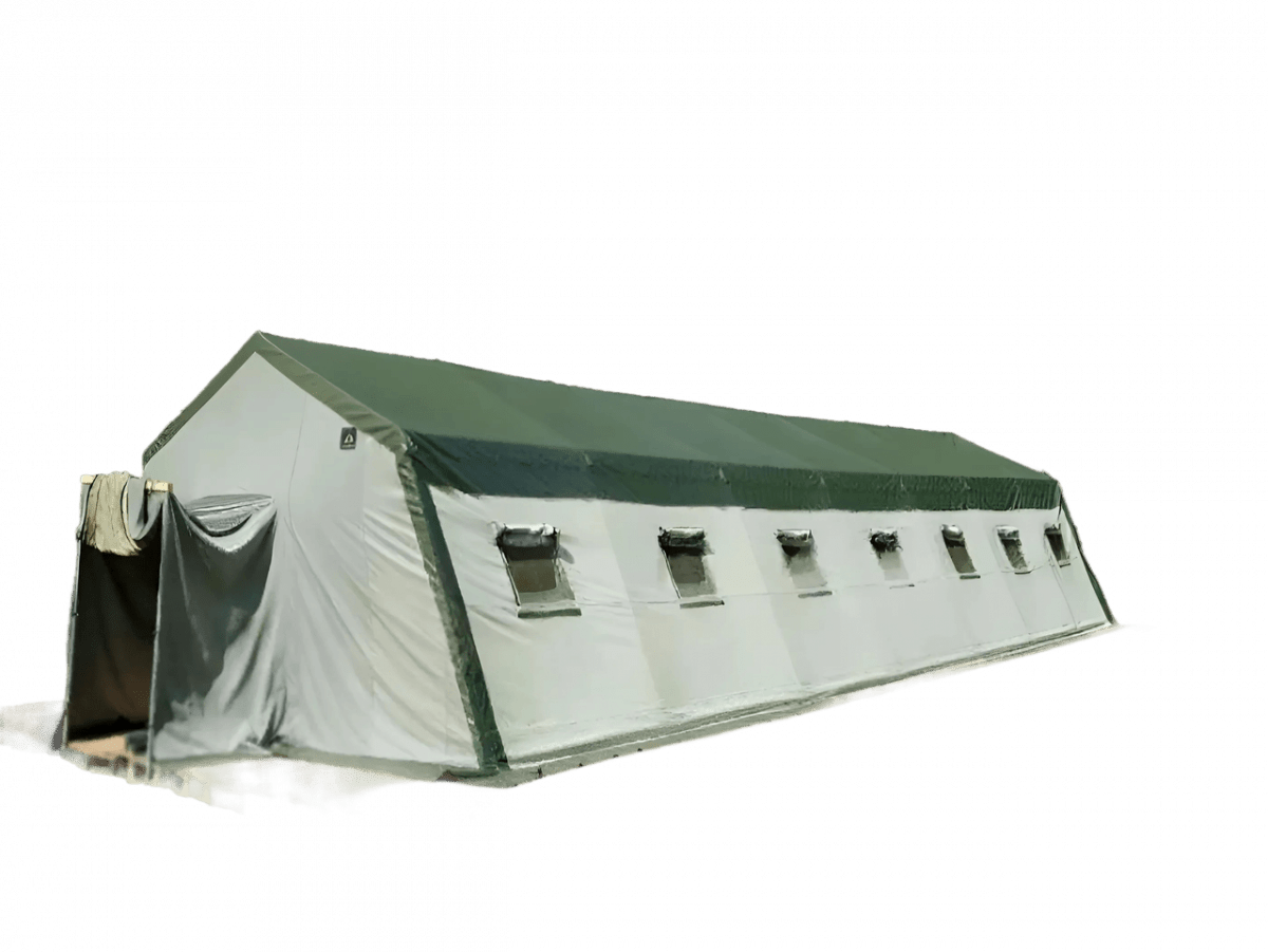 Армейская палатка «М 70»,  ПВХ/Брезент (Вместимость — до 70 человек)