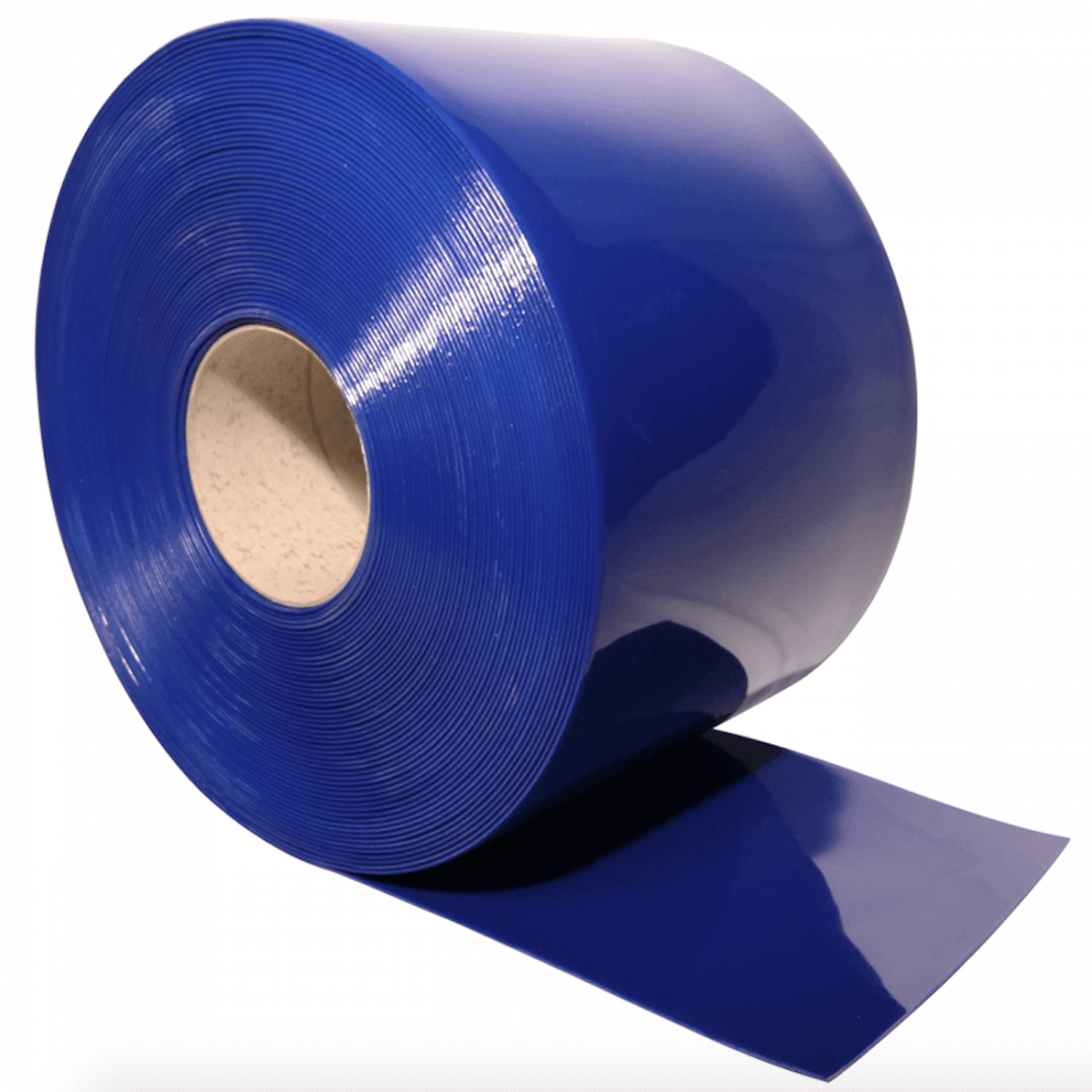 Синяя пленка для завес ПВХ непрозрачная